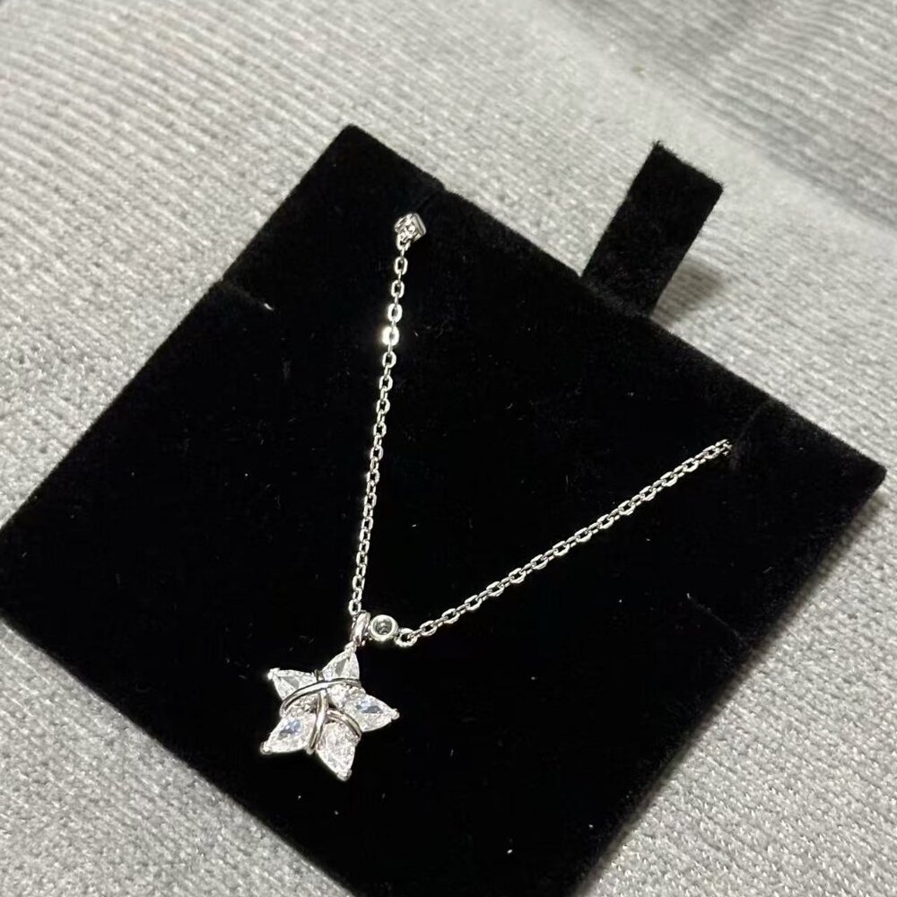 Sterling Silver Diamond Necklace – Sparkling Fine Jewelry